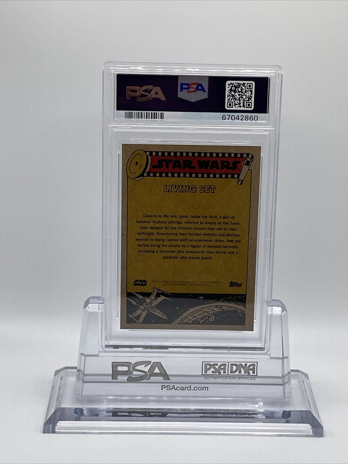 2022 Topps Star Wars Living Set The Twins Card #283 PSA 10 Gem Mint