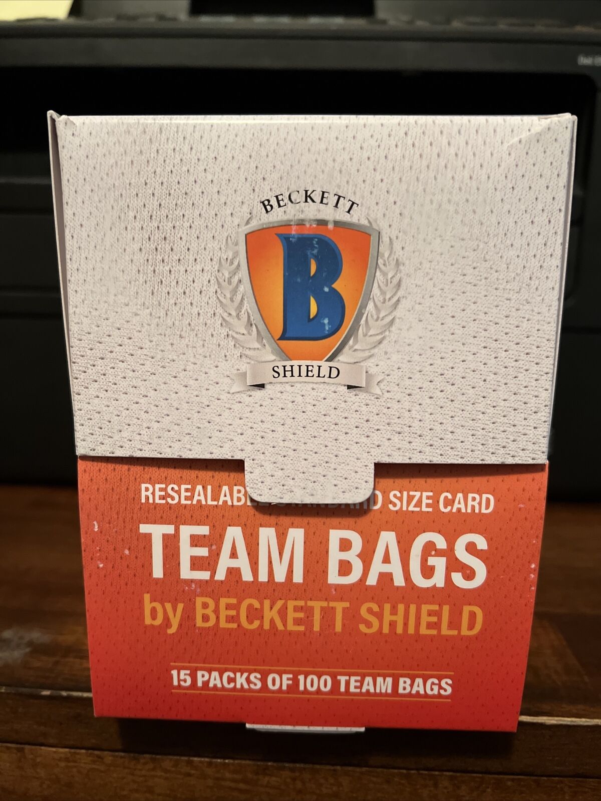 Beckett Shield Team Bags Resealable Sleeves 15 Packs of 100 - 1500 Total