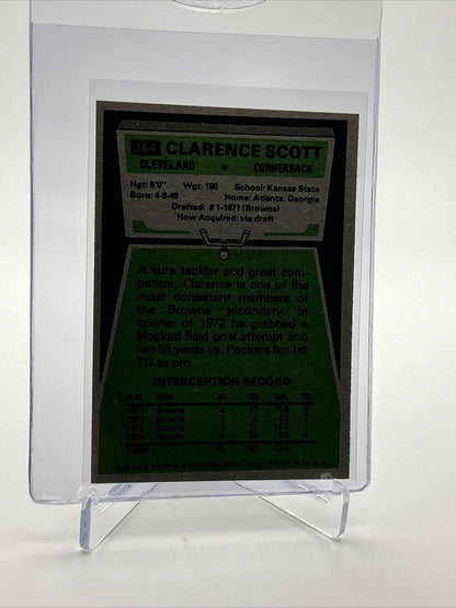 1975 Topps Clarence Scott Football Card #164 NM Quality FREE SHIPPING