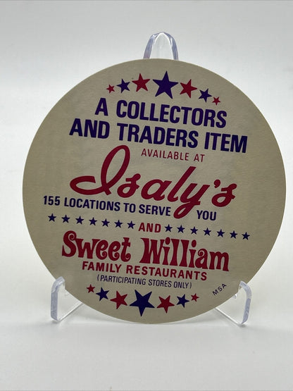 1976 Isaly's Sweet William Disc Ted Simmons Baseball Card NM-MT FREE SHIPPING