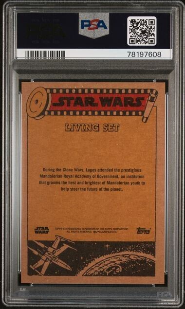 2023 Topps Star Wars Living Set Lagos Card #398 PSA 10 Gem Mint
