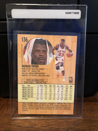 1991-92 Fleer Patrick Ewing Basketball Card #136 NM-Mint FREE SHIPPING