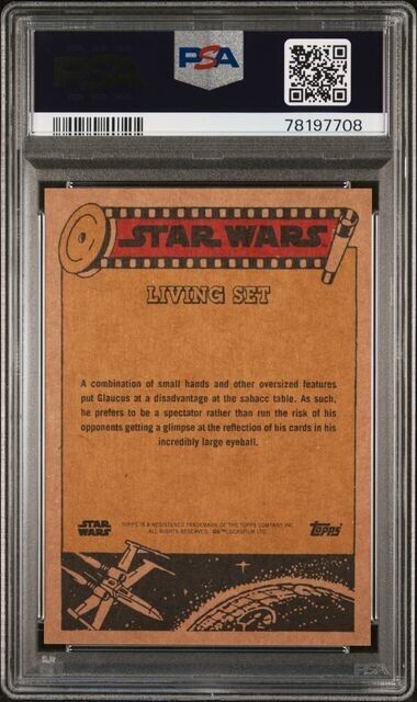 2023 Topps Star Wars Living Set Glaucus Card #406 PSA 10 Gem Mint