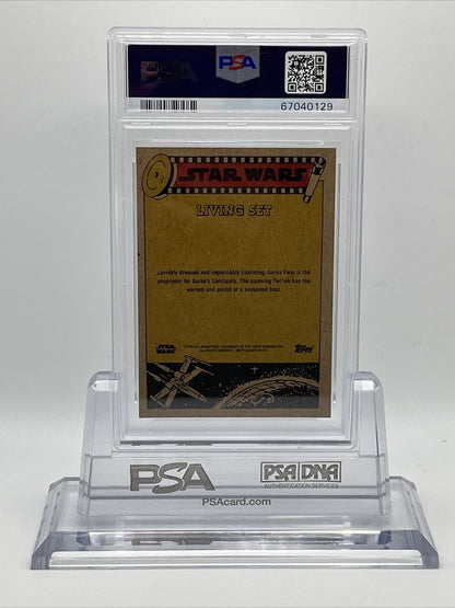 2022 Topps Star Wars Living Set Garsa Fwip Card #282 PSA 9 Mint