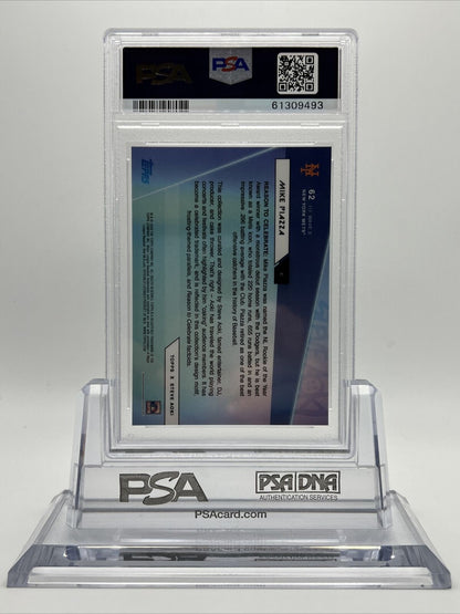 2020 Topps X Steve Aoki Mike Piazza Baseball Card #62 PSA 10