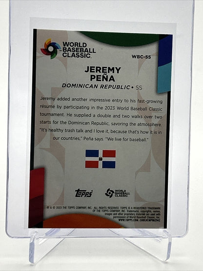 2023 Topps World Baseball Classic Stars Jeremy Pena #WBC-55 FREE SHIPPING