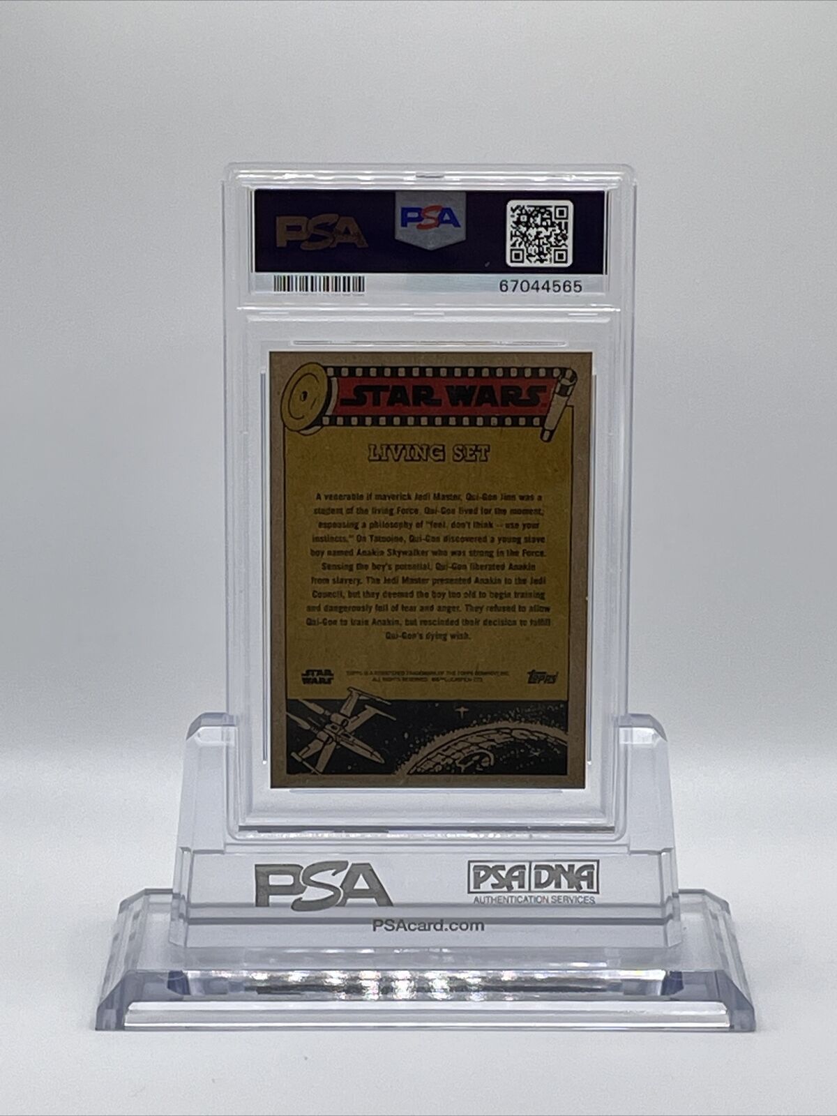 2021 Topps Star Wars Living Set Qui-Gon Jinn Card #248 PSA 10 Gem Mint