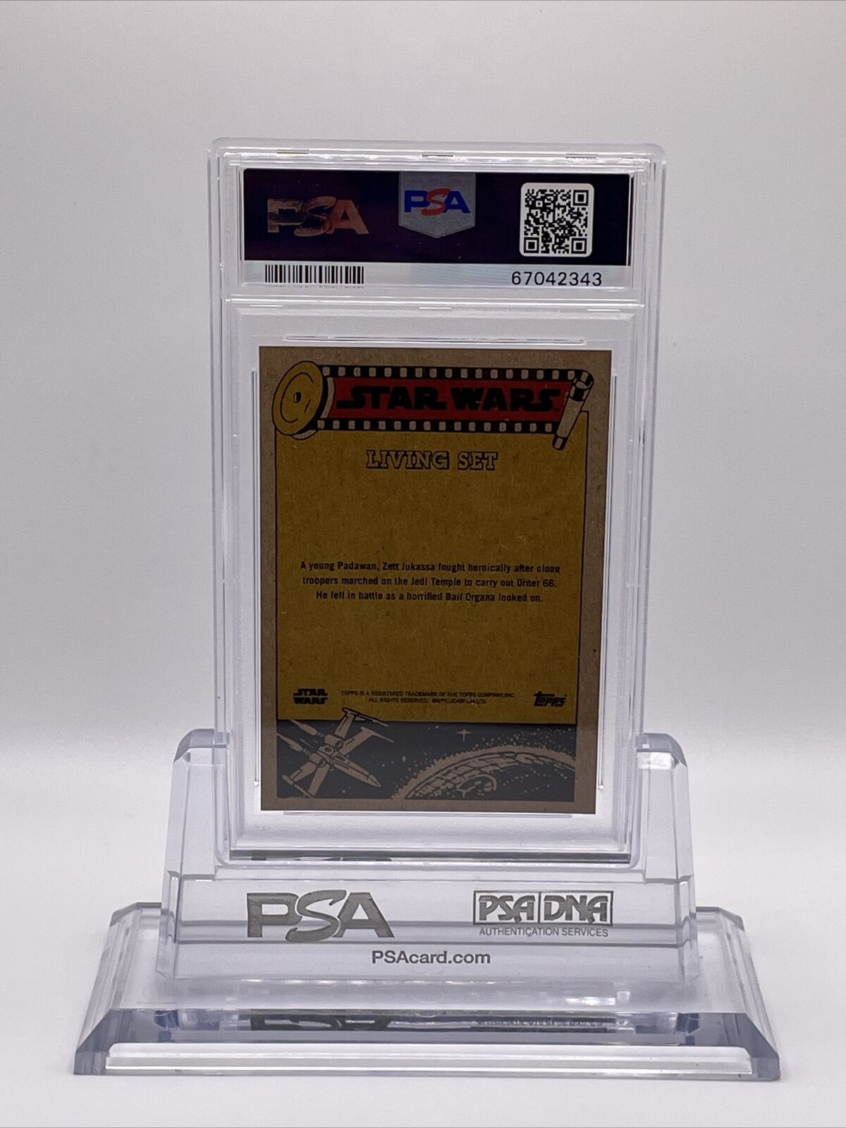 2021 Topps Star Wars Living Set Zett Jukassa Card #264 PSA 10 Gem Mint