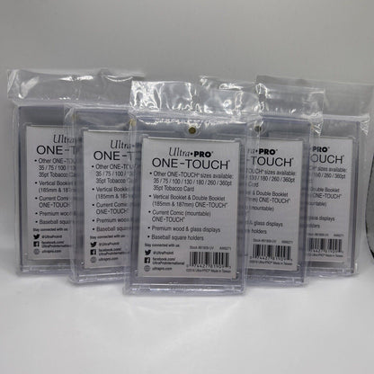 Ultra Pro One-Touch 55pt Point Magnetic Card Holder - Lot of 5
