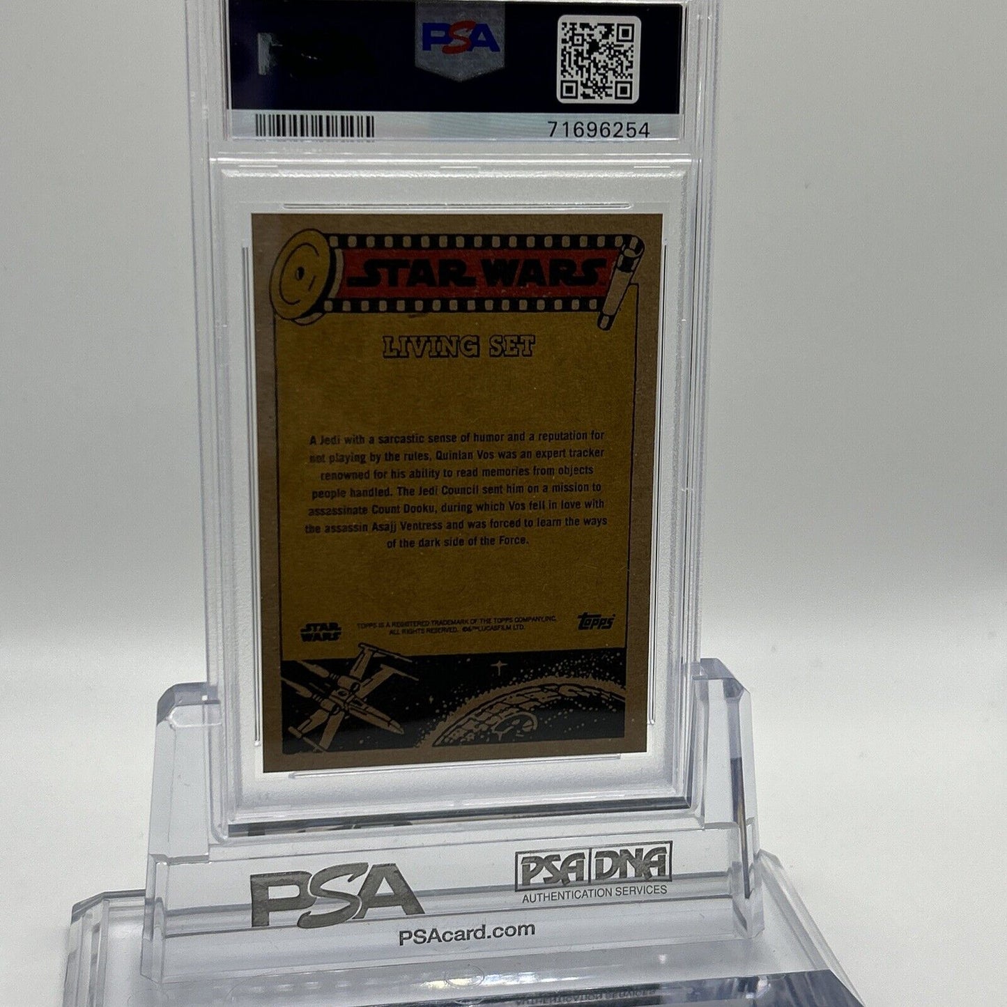 2022 Topps Star Wars Living Set Quinlan Vos Card #336 PSA 10 Gem Mint
