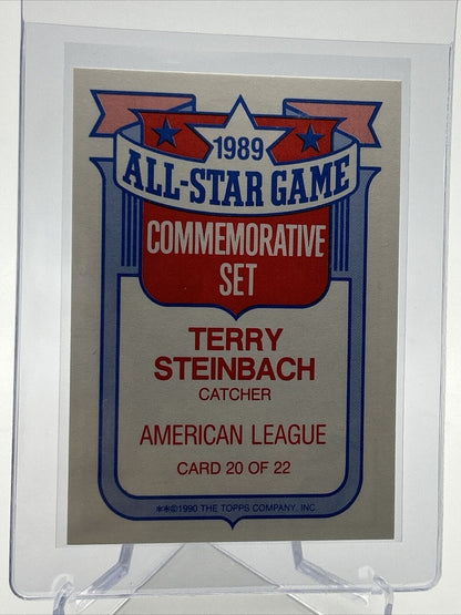 1990 Topps Glossy All-Stars Terry Steinbach Baseball Card #20 Mint FREE SHIPPING