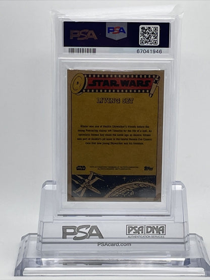 2022 Topps Star Wars Living Set Kitster Card #316 PSA 9 Mint