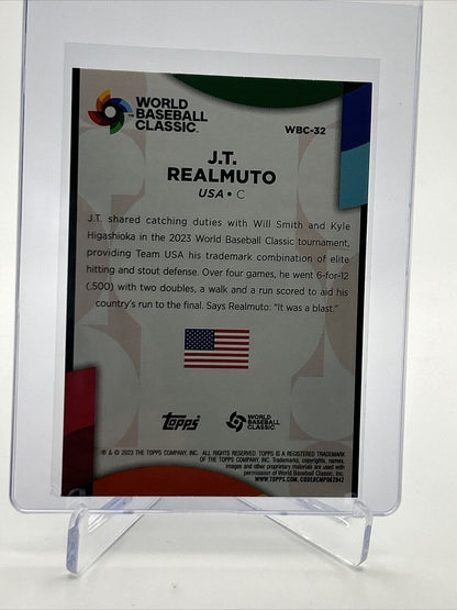 2023 Topps World Baseball Classic Stars J.T. Realmuto #WBC-32 FREE SHIPPING