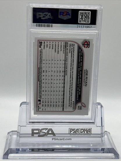 2022 Topps 3D Joe Ryan Rookie Baseball Card #390 PSA 9 Mint