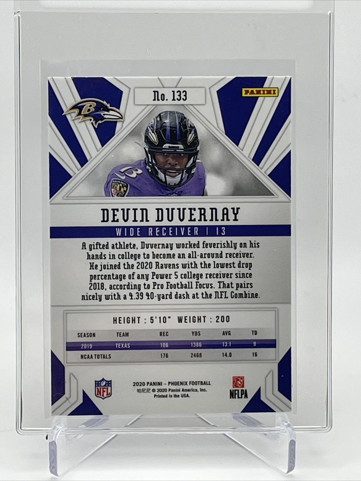 2020 Panini Phoenix FIRE BURST Devin Duvernay Rookie #133 Mint FREE SHIPPING