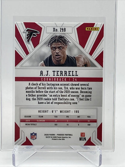 2020 Panini Phoenix FIRE BURST A.J. Terrell Rookie #148 Mint FREE SHIPPING
