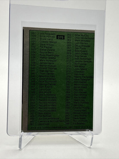 1975 Topps Checklist: 265-396 Football Card #376 NM Quality FREE SHIPPING