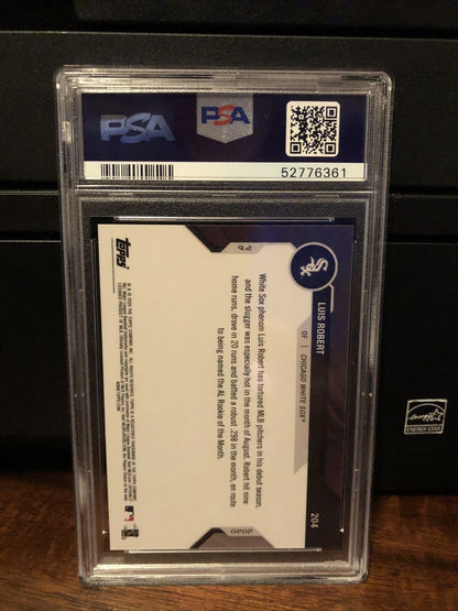 2020 Topps Now Luis Robert Rookie Baseball Card #204 PSA 10 Gem Mint