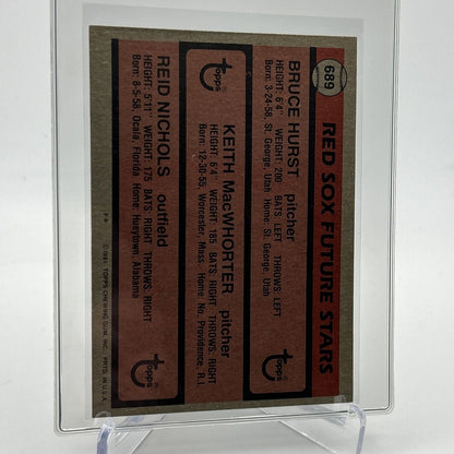 1981 Topps Red Sox Future Stars Rookie Baseball Card #689 NM-Mint FREE SHIPPING