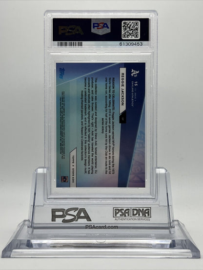 2020 Topps X Steve Aoki Reggie Jackson Baseball Card #15 PSA 10