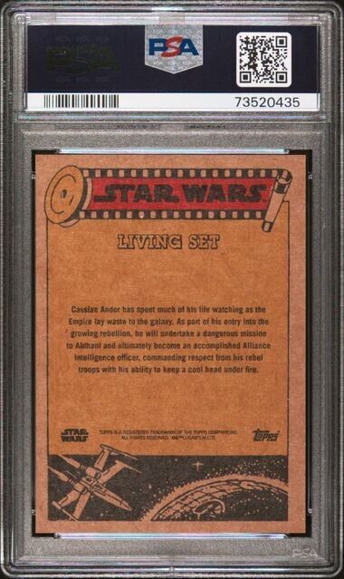 2023 Topps Star Wars Living Set Cassian Andor Card #381 PSA 10 Gem Mint