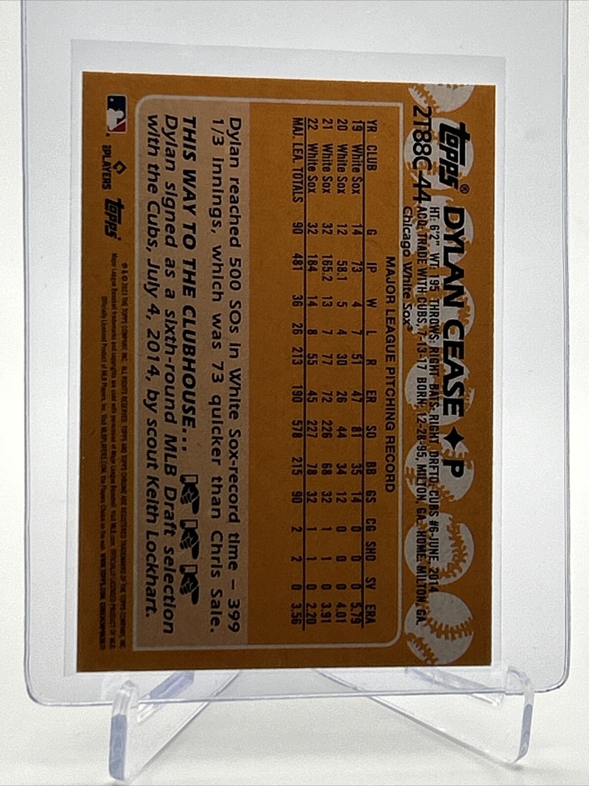 2023 Topps Silver Pack Dylan Cease Baseball Card #2T88C-44 FREE SHIPPING
