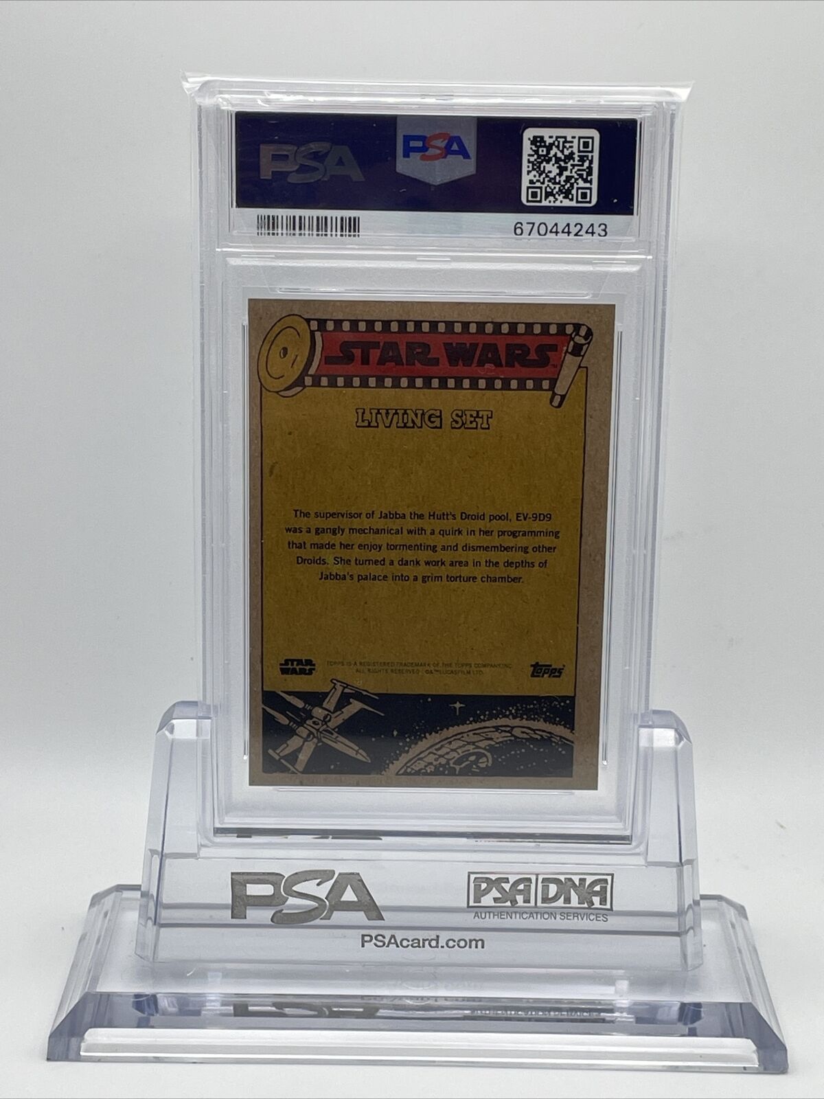2021 Topps Star Wars Living Set EV-9D9 Card #218 PSA 10 Gem Mint