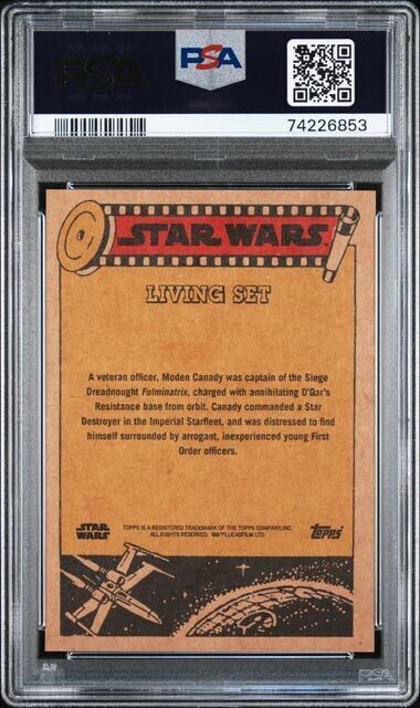 2023 Topps Star Wars Living Set Captain Canady Card #393 PSA 10 Gem Mint