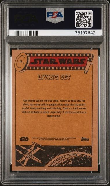 2023 Topps Star Wars Living Set TODO 360 Card #396 PSA 10 Gem Mint