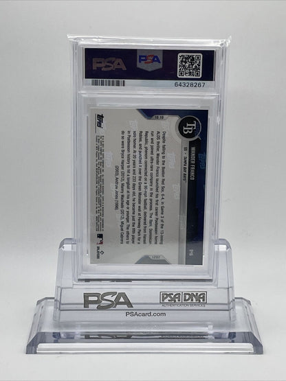2021 Topps Now RED 4/10 Wander Franco Call-Up Baseball Card #946 PSA 10