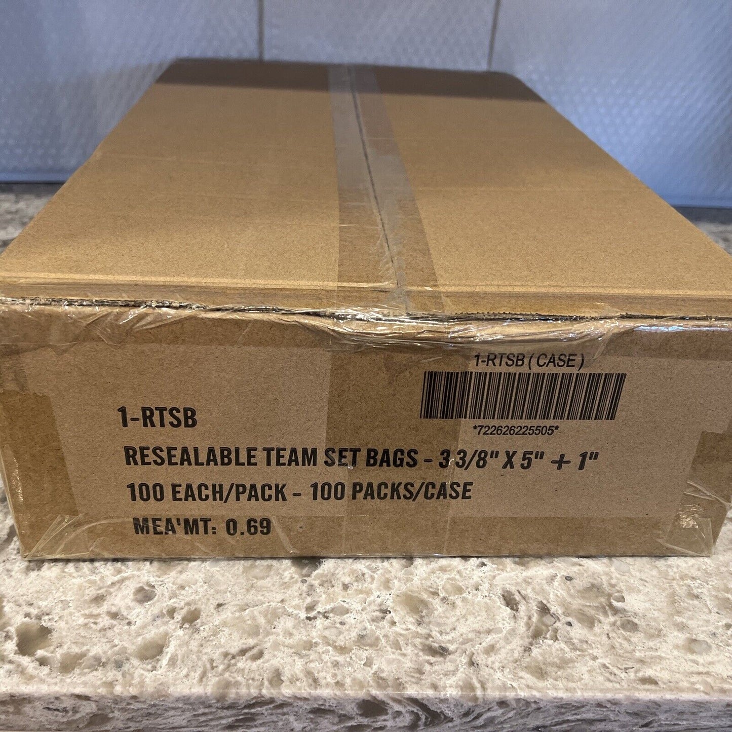 BCW Resealable Team Set Bags CASE of 100 Packs of 100 Sleeves/Pack, 10000 total