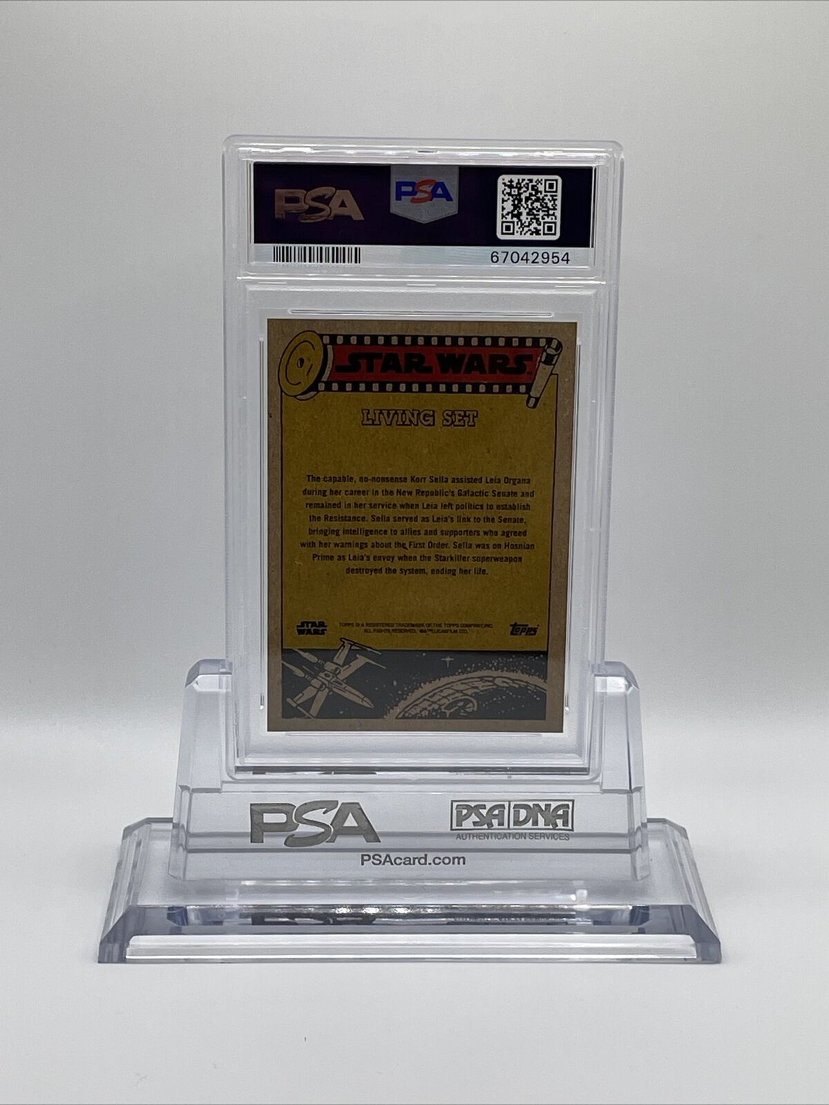 2022 Topps Star Wars Living Set Korr Sella Card #298 PSA 10 Gem Mint