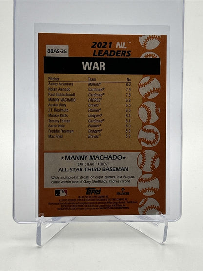 2023 Topps 1988 Topps All-Star 35th Manny Machado Card #88AS-35 FREE SHIPPING