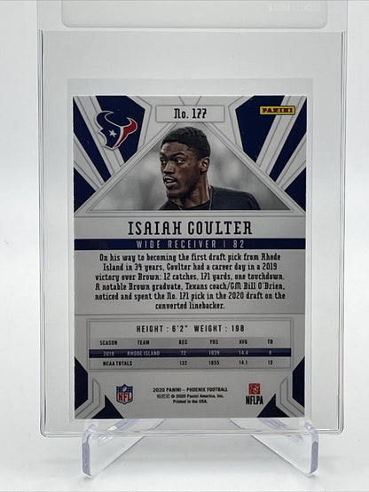 2020 Panini Phoenix FIRE BURST Isaiah Coulter Rookie #177 Mint FREE SHIPPING