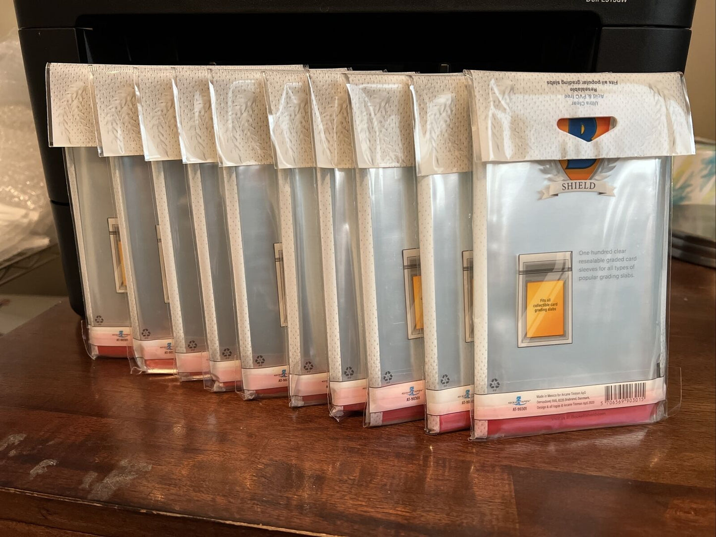 Beckett Shield Resealable Graded Card Sleeves 10 Packs of 100 - 1000 Total