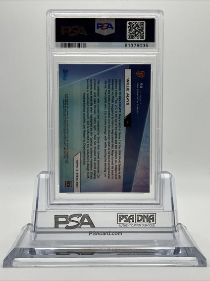 2020 Topps X Steve Aoki Willie Mays Baseball Card #94 PSA 10