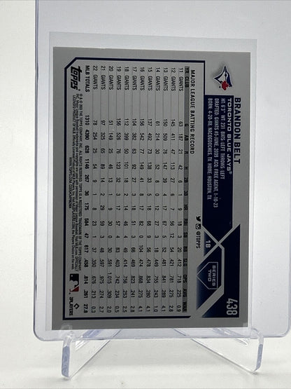 2023 Topps RAINBOW FOIL Brandon Belt Baseball Card #438 FREE SHIPPING