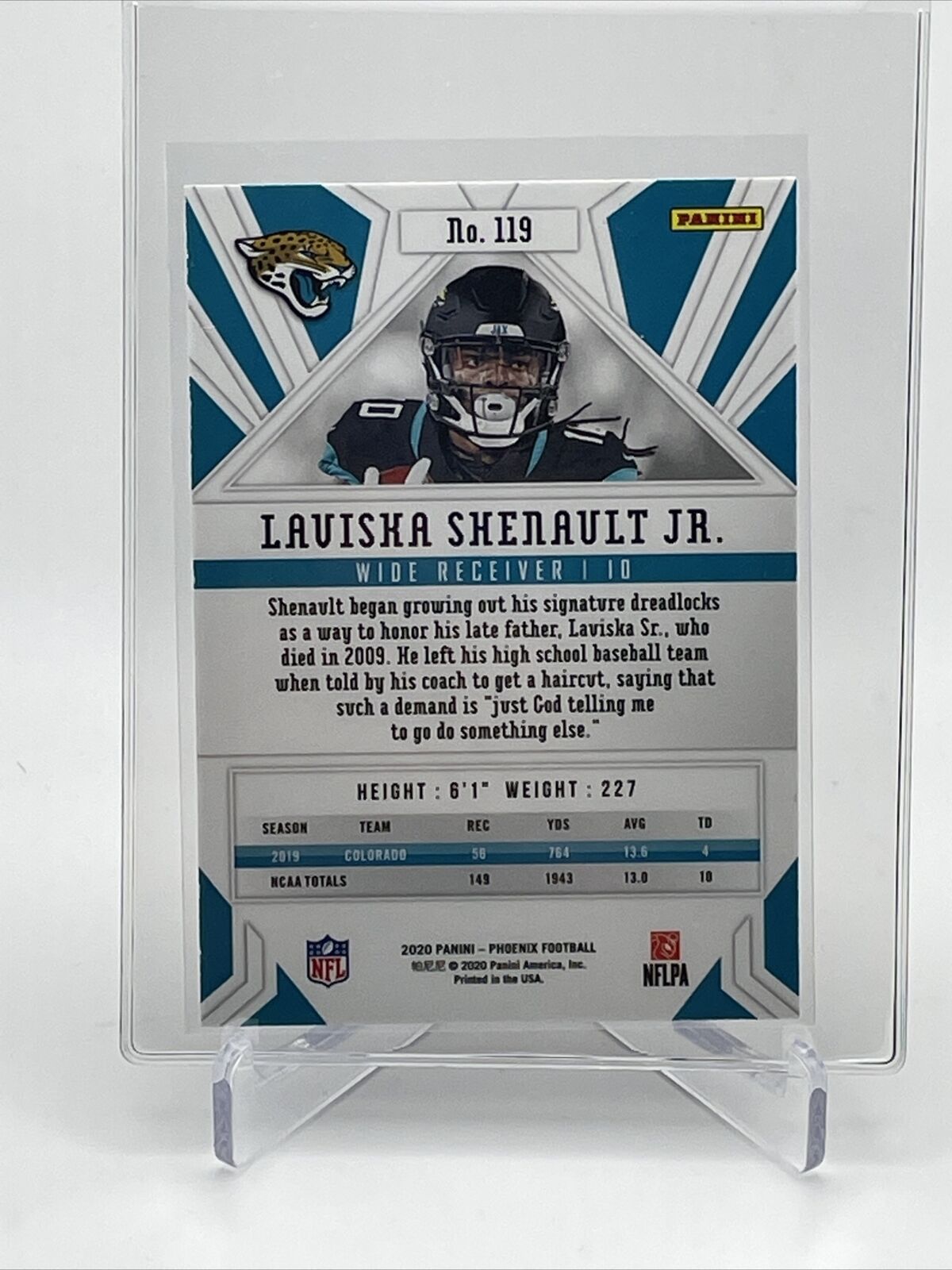 2020 Panini Phoenix FIRE BURST Laviska Shenault Jr. Rookie #119 FREE SHIPPING