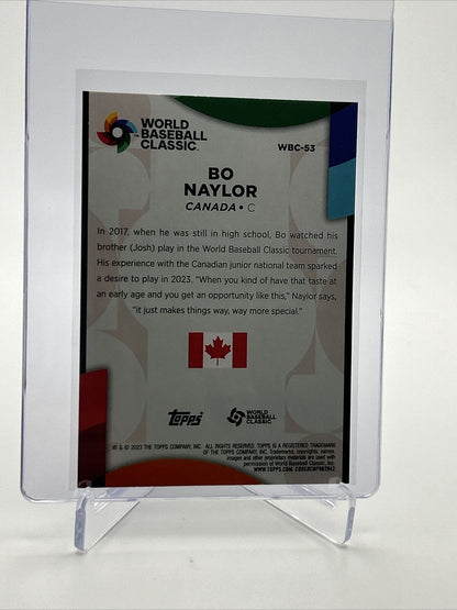 2023 Topps World Baseball Classic Stars Bo Naylor #WBC-53 FREE SHIPPING