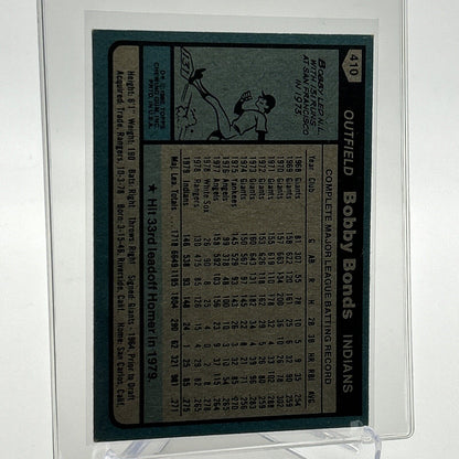 1980 Topps Bobby Bonds Baseball Card #410 NM-Mint FREE SHIPPING