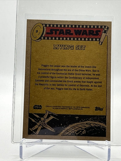 2022 Topps Star Wars Living Set Poggle the Lesser Card #363 Mint FREE SHIPPING