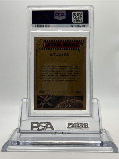2020 Topps Star Wars Living Set General Leia Organa Card #157 PSA 10 Gem Mint