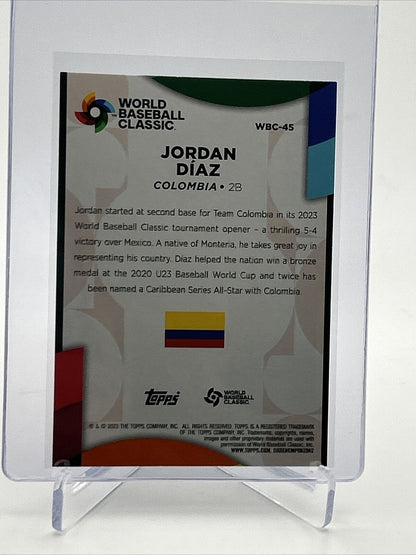 2023 Topps World Baseball Classic Stars Jordan Diaz #WBC-45 FREE SHIPPING