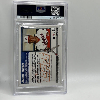 2022 Topps Transcendent VIP Party Juan Soto Baseball Card #1995 PSA 10 23/95