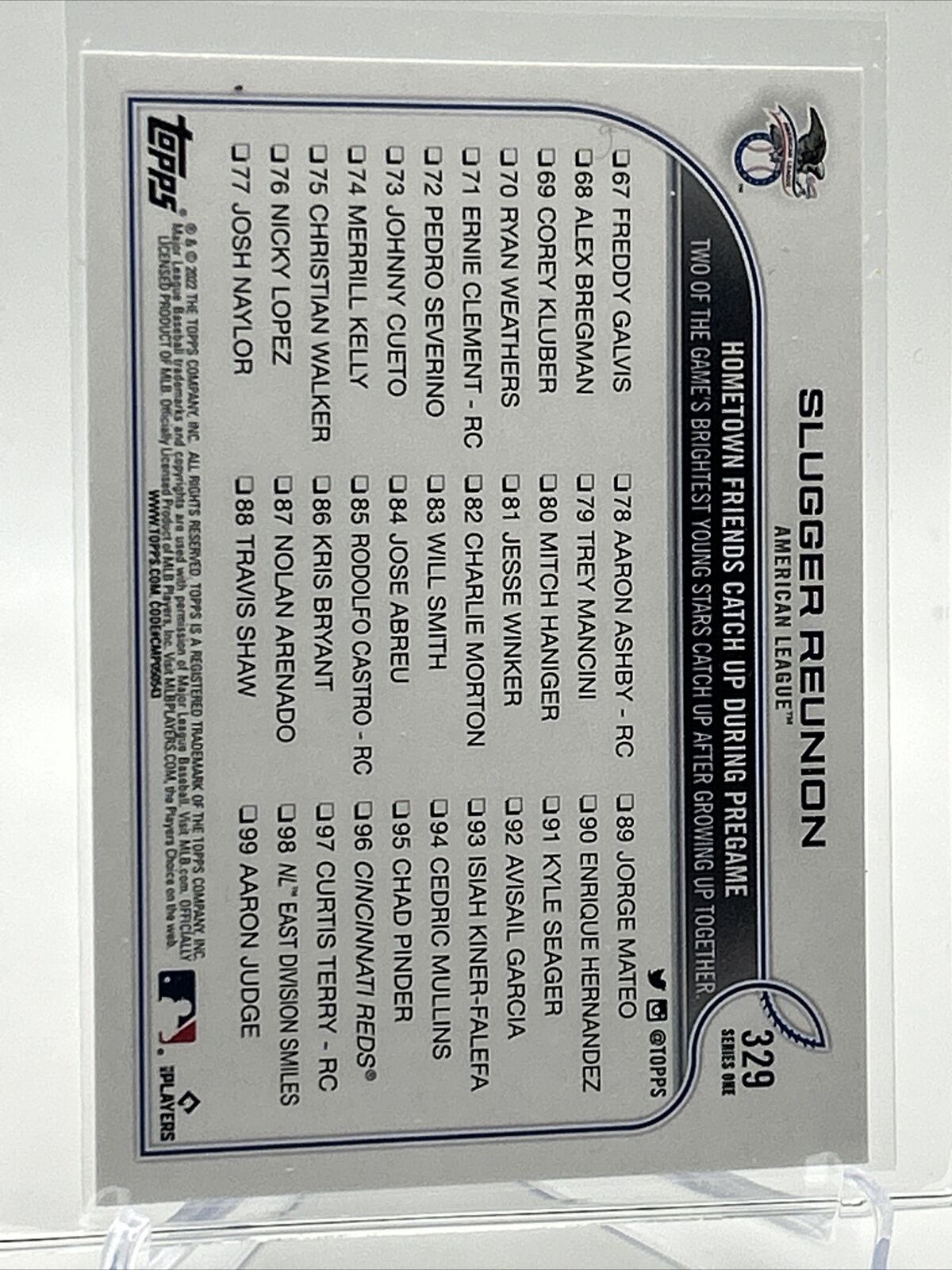 2022 Topps Vlad Guerrero and Wander Franco Rookie Card #329 Mint FREE SHIPPING