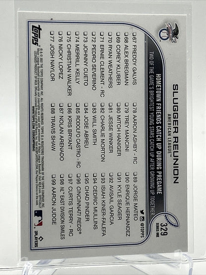 2022 Topps Vlad Guerrero and Wander Franco Rookie Card #329 Mint FREE SHIPPING