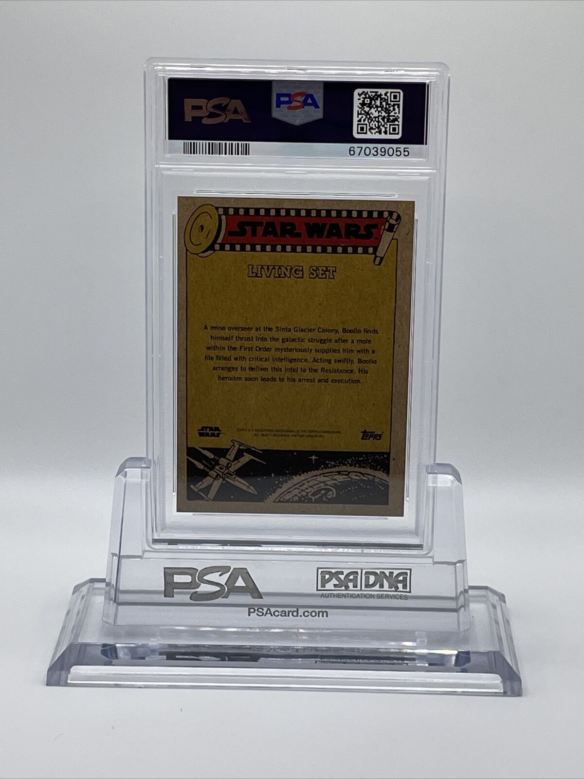 2021 Topps Star Wars Living Set Boolio Card #205 PSA 10 Gem Mint