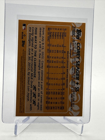 2023 Topps Silver Pack Corey Seager Baseball Card #2T88C-19 FREE SHIPPING
