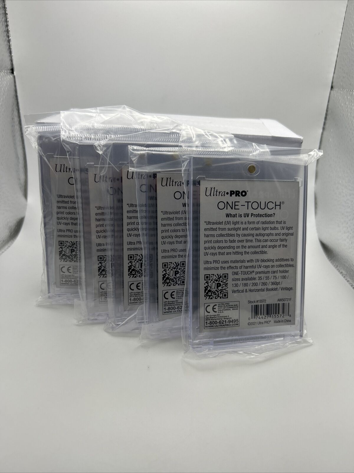 Ultra Pro One-Touch Magnetic Card Holder 23pt Point - Lot of 5