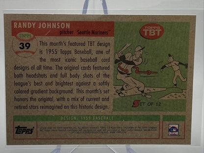 2022 Topps Throwback Thursday Randy Johnson Baseball Card #39 Mint FREE SHIPPING